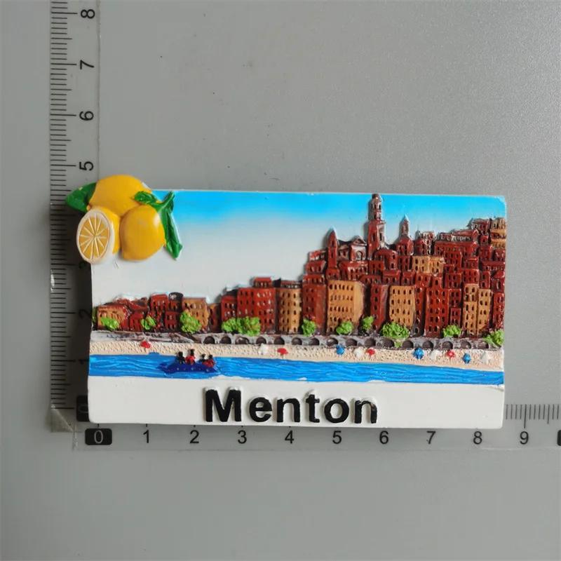 Französische Paris-Kühlschrankmagnete, Martinique, Provence, Korsika, Menton, Bordeaux, Alpen, Bretagne, touristische Souvenirs, Kühlschrankaufkleber