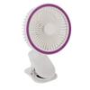 Fan with Clamp Quiet 360 Degree Rotation Rechargeable USB Portable Fan for Desk Bedside