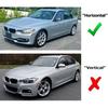 Smoked Lens Front Bumper Side Markers For 2012-2015 BMW F30 F31 Pre-LCI 3 Series