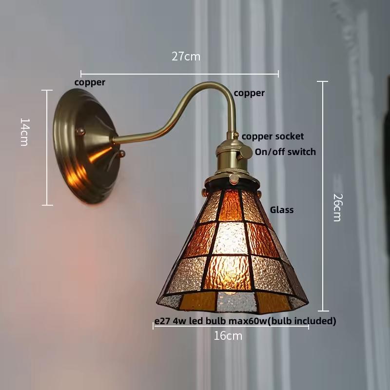 Vintage Creative Tiffany LED Pendant Light for Bedroom Lamp Dining Room Bar Atmosphere Decoration Hanging Lighting Chandeliers