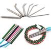 Portable Knotter Tools Stainless Steel Lacing Needle and Smoothing Tool Fit for Leather Fit for DIY Craft Supplies