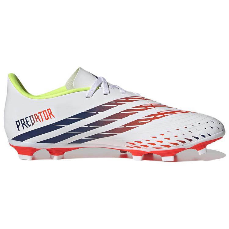 New Adidas Predator Edge.4 Mg 'Cloud White Yellow Blue' GW0989