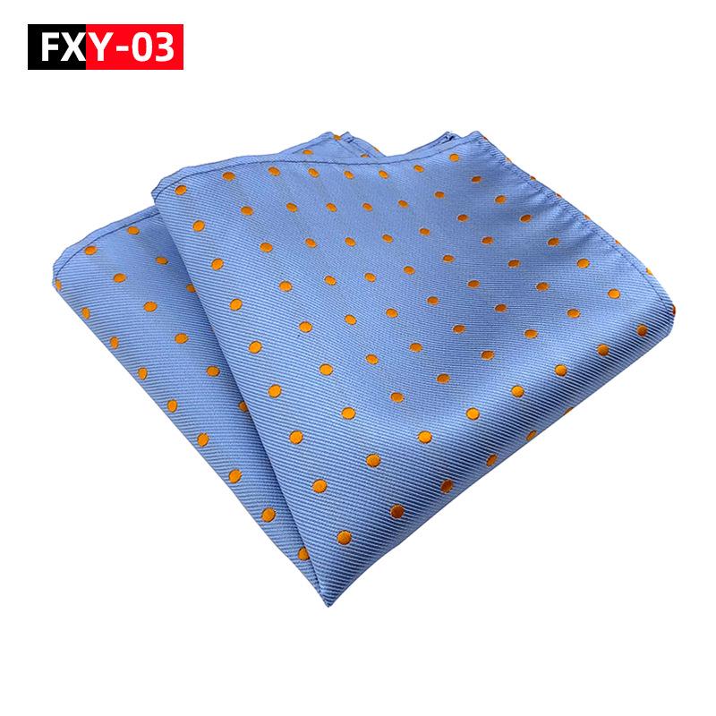 Men's Polka Dot Pocket Square Handkerchief - Stylish Suit Accessory