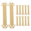 25Pcs Napkin Rings Paper Snowflake Design Serviette Buckles Elegant Decoration for Wedding Christmas Family Party