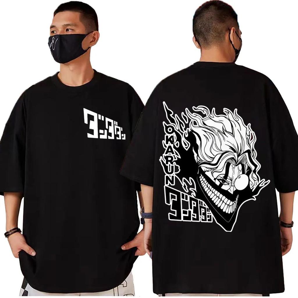 Hot Sales Japan Anime Granny Cat Graphic T Shirt Fashion Cartoon Oversized T-shirt Men Women Vintage Casual Cotton T-shirts