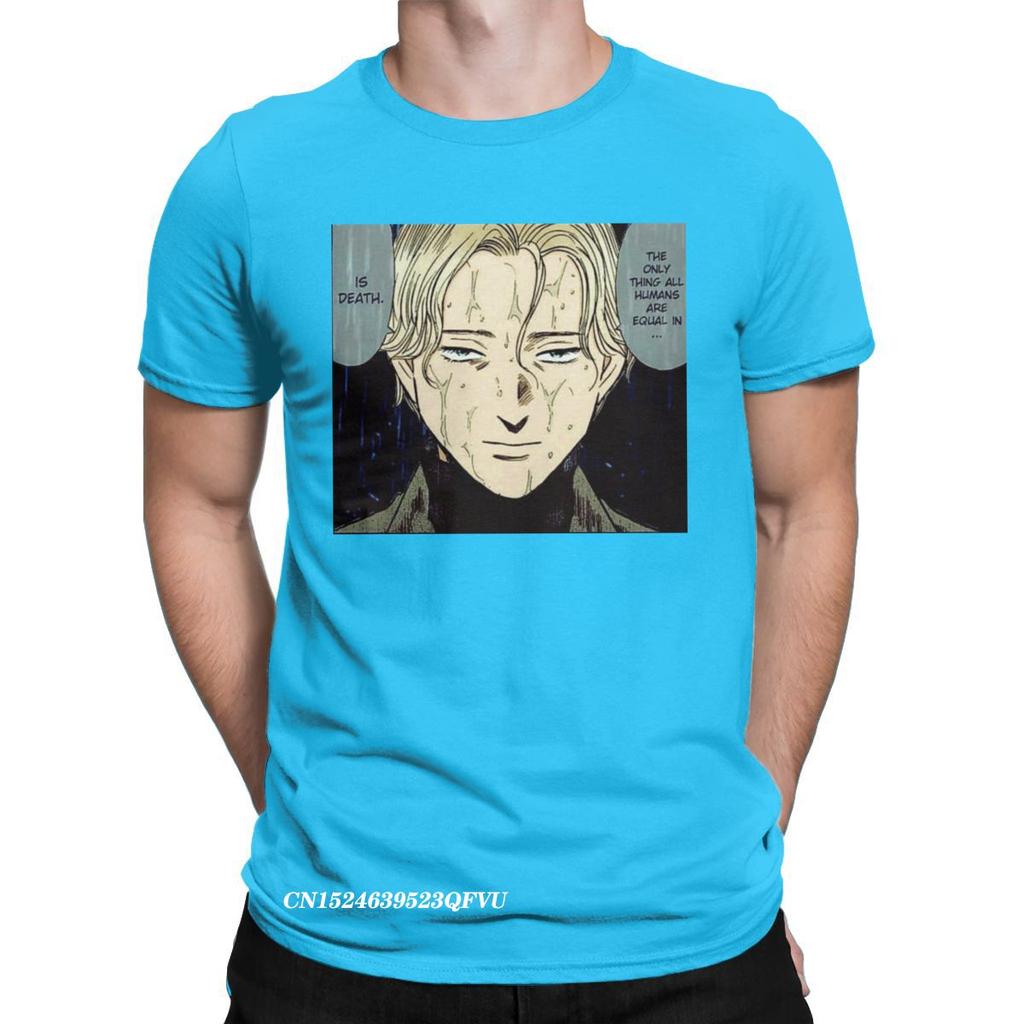 Monster Johann Naoki Urasawa T-Shirts For Men Cool Cotton Tees Round Collar Harajuku Tshirt New Arrival Clothing