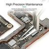 ST-20 Precision Tweezers Curved Tips Chip Tin Placement Positioning for Mobile Phone Circuit Board Repair Tools