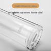 THERMOS Double Wall Borosilicate Glass Travel Mug