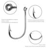 FTK 50/100pcs Baitholder Fishing Hooks Sea Barbed Long Shank Beak Hook Live Bait Holder Fishing Worm Hooks Saltwater Accessories Tackle