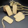 10Pcs Blank Bamboo Square Small Hanging Tag Decorative Hanging Tag for Car Interior Flower Basket Gift Box Clothing Accessories Hanging Tag Decoration