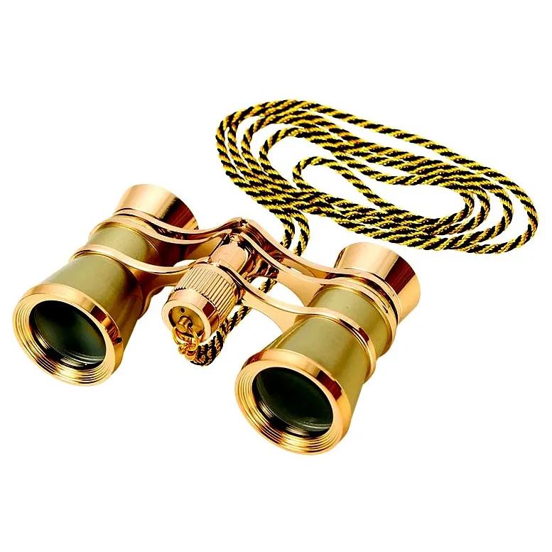 

Театральний бінокль BT 3x25 з ланцюгом (Золотий) золотистий