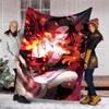 1pc nezouko Theme Blanket - Digital Print, Polyester, Cozy for All Seasons, Perfect for Outdoor, and Travel