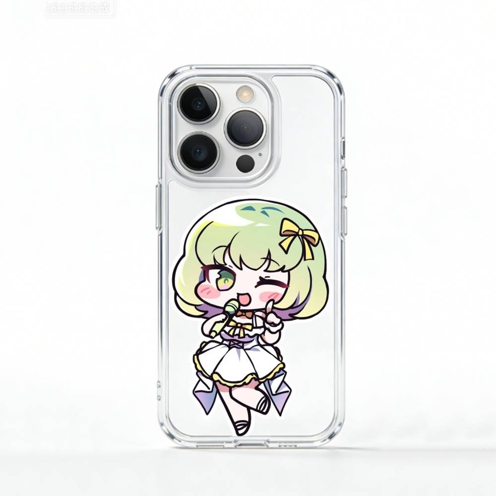 card Game T-Trickcal Chibi Go Phone Case For iPhone 17 16 15 14 13 12 11 Mini Pro Max Plus Transparent Cover