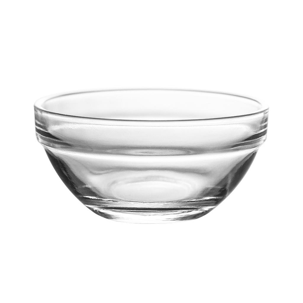 Bozai Cake Bowl Glass BPA Free Lead-Free Clear Pudding Bowls For Home Use