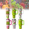 Stainless Steel The Insulated Cup Tumbler Straw Lid Coffee Mug 40oz Gift