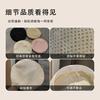 Light luxury French handmade bud hat high-end handmade full diamond beret women's fashion temperament heavy industry thin painter hat