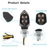 Motorcycle LED Turn Signal Light Mini Universal Led Amber Blinker Lamp 10mm Motorbike LED Indicators Lights 12v Turn Signal
