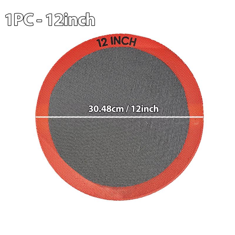 M-1/3PCS Round Silicone Perforated Baking Mat, Non-Stick Reusable Baking Sheets, For Pizza, Bread, Cake Pan, Air Fryer, Oven