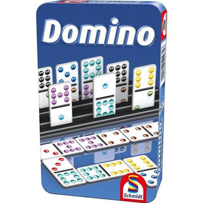 Schmidt Domino Tin Game (Coloured)
