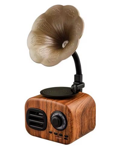 Bluetooth Gramophone Portable Retro Wireless Speaker Unique Decoration
