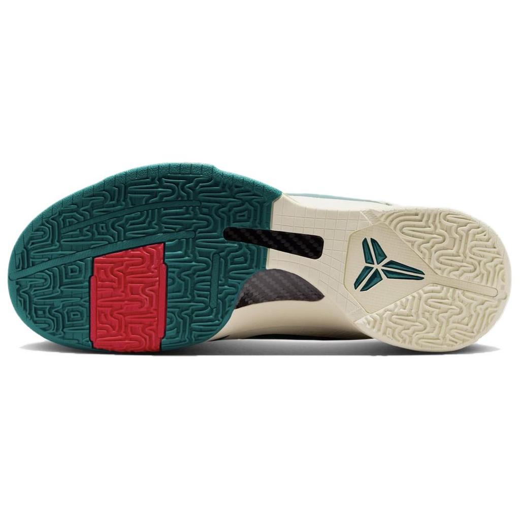 Caitlin Clark X Nike Kobe 5 Protro Coconut Milk Spruce Unisex Sneakers White Bright-Spruce-Midnight-Spruce-University-Red-White IZ1852-100