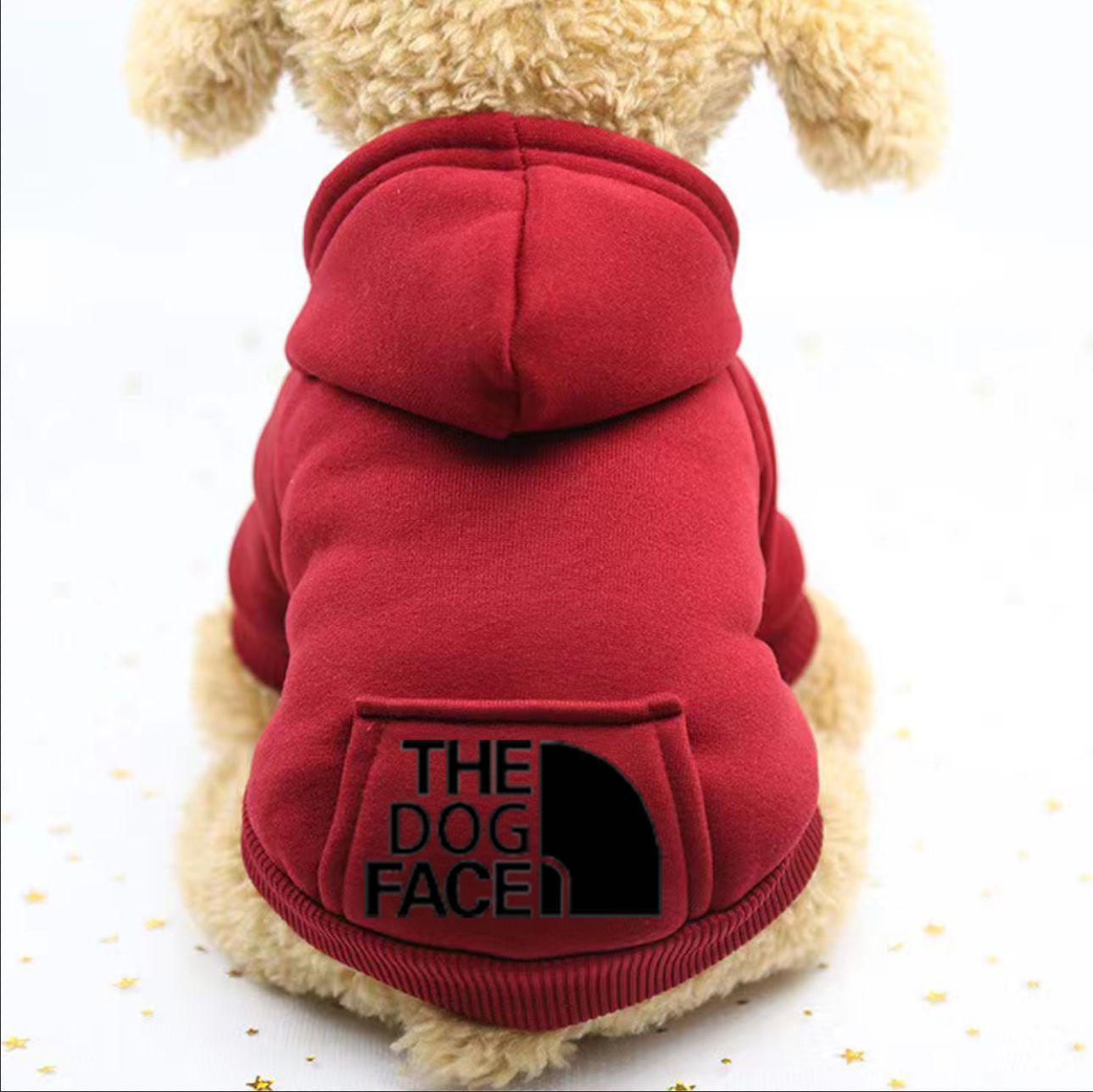 

Sporty Warm Pocket Hooded Sweatshirt for Dogs - Autumn/Winter Wear for Teddy & Bichon Breeds Large