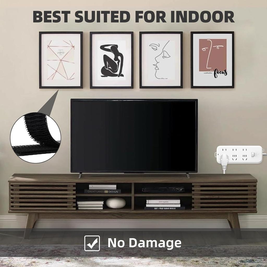 3M Dual Lock SJ3550 Reclosable Fastener 1/2''×3Ft Black Heavy Duty Mounting Tape Strong Adhesive with Interlocking Mushroom-Shaped Heads for Indoor