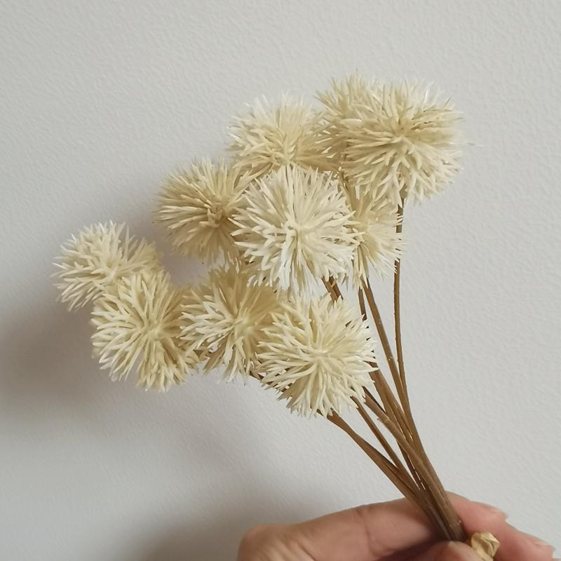 Wabi-Sabi Retro Floral Arrangement with Eucalyptus & Reed Grass for Home Decor & Photography