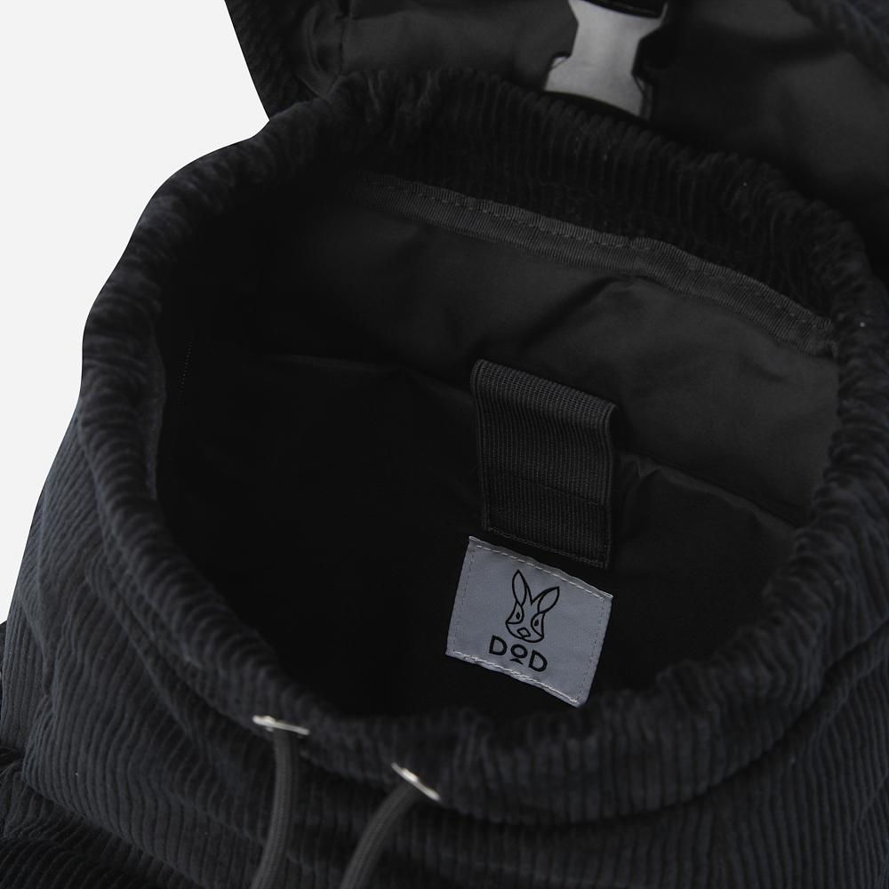 Dod Grainfield Corduroy Backpack (Black)