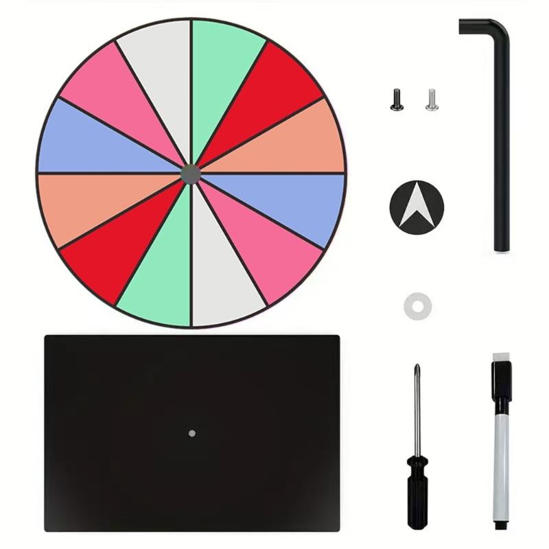 Desktop Prize Turn Plate Fortune Wheel Spinnings Game Lucky Draws Rotating wheels Erasable Fortune Wheel