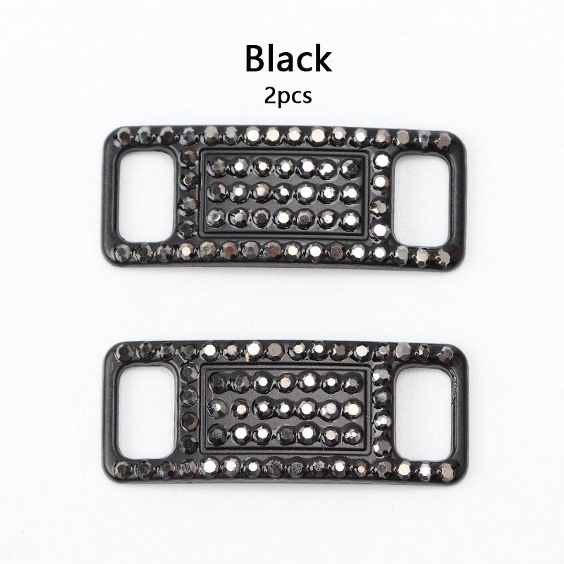 2Pcs Colorful Rhinestone Laces AF1 Shoe Decoration Jeweled Sneaker Shoe Charms Girl Gift DIY Shoelaces Buckles Shoes Accessories