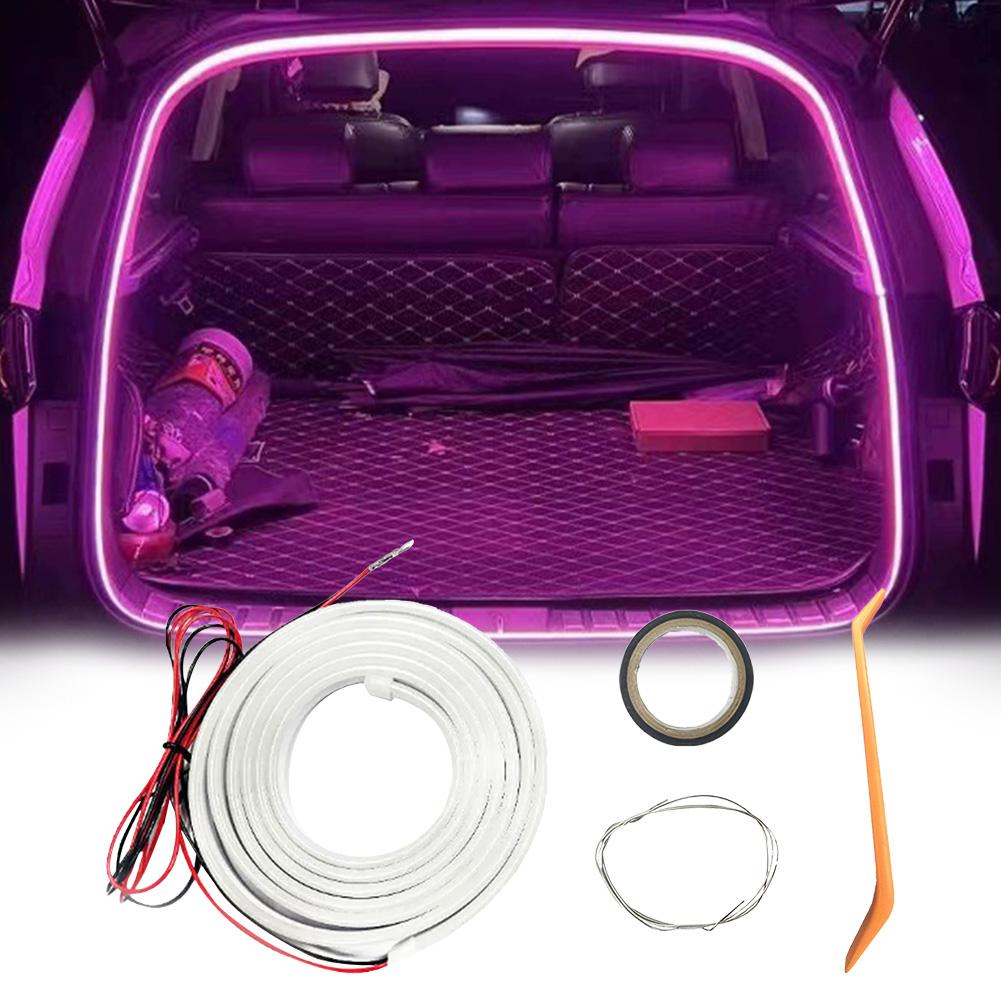 LED Automatic Tail Box Light Multifunction Auto Sensor Tail Light Strip Car Trunk Ambient Lighting Strip for Truck Trunk Decor