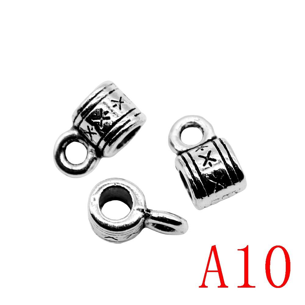 Cylindriska hängande huvudkomponenter för smyckenstillverkning Accessori Decor Diy