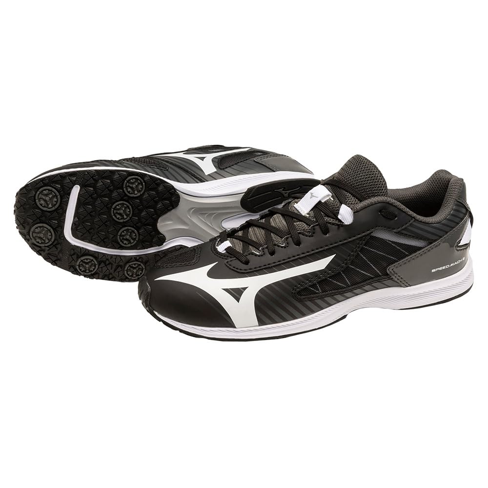 

Mizuno Junior Shoes Speed Mach 2 Kids Junior Athletic Shoes Sports Day School Lightweight Elementary School Boys cm Black/White 22.0