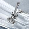 Nouveau Collier Crâne Ethnique Guitare Horreur Rétro Moto Pendentif pour Hommes et Femmes