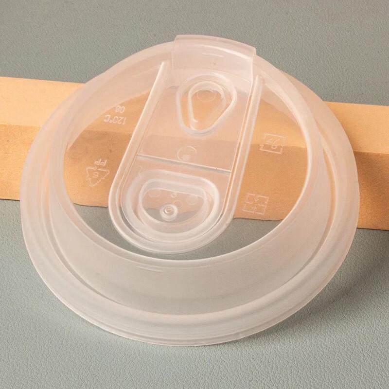 Yicang Disposable Double-Layer Kraft Paper Cups with Transparent Lids
