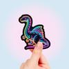 56Pieces Creative Dinosaur Graffiti Stickers for Easy Peels and Stick Application Scrapbook Luggage Decoration