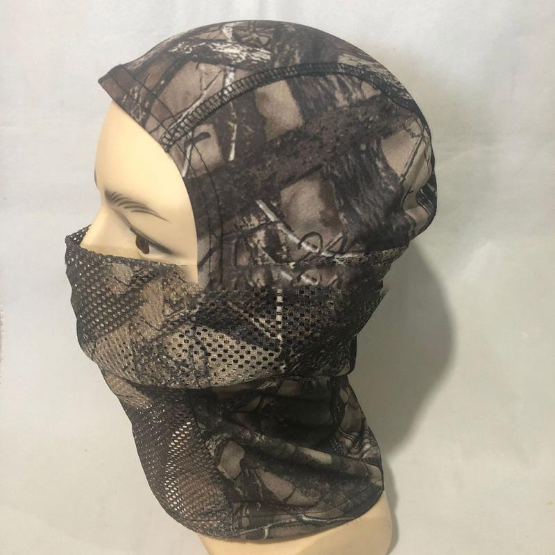 Venkovní celoobličejová maska Prodyšná Rychleschnoucí Opalovací Kamuflážní Kukla Šátek Na Rybaření