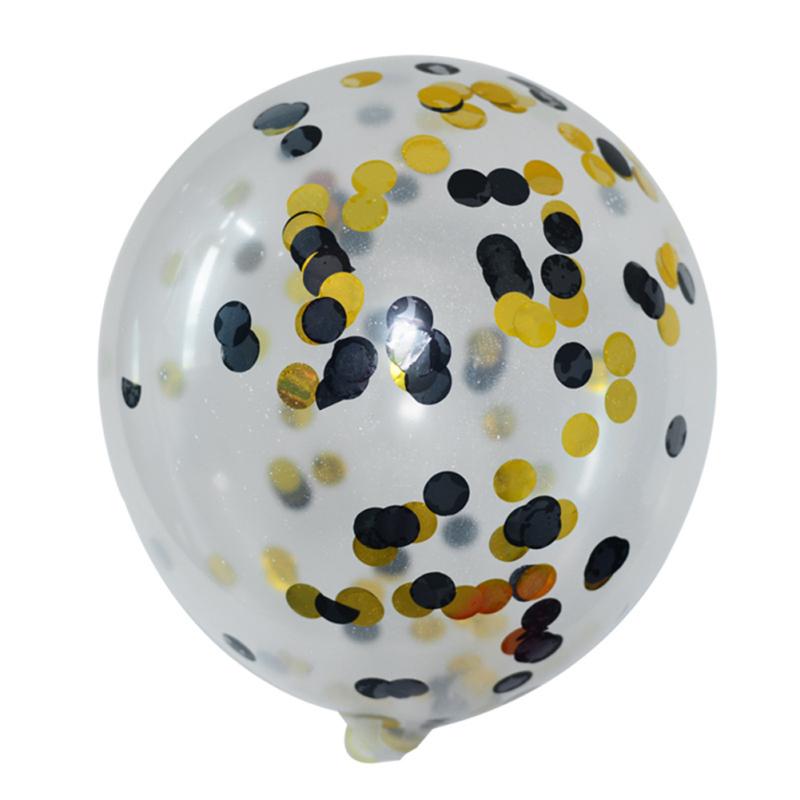 Latex  Transparent  Balloon 12-inch Sequined Confetti Holiday Wedding Decoration Confession Balloon