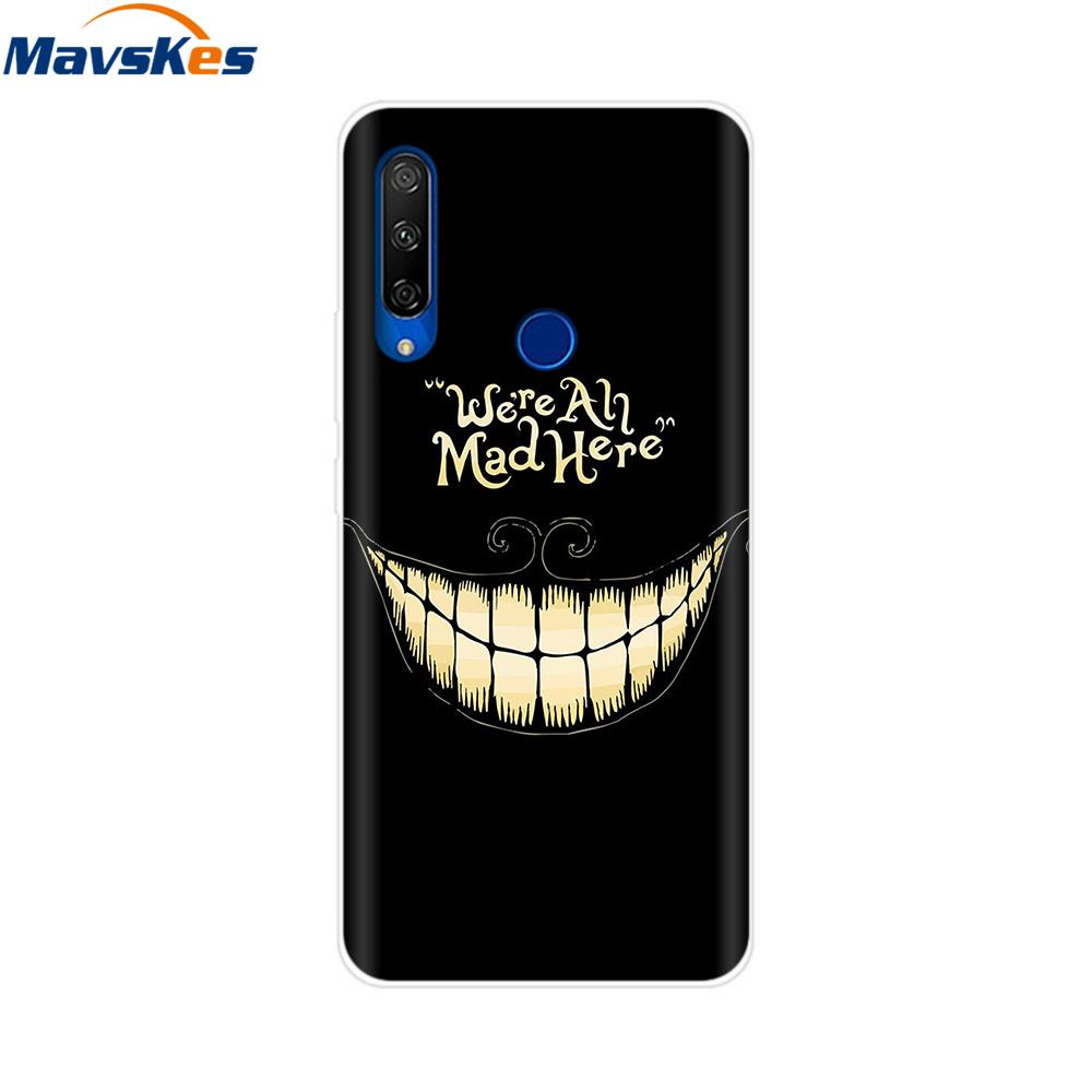 Painted Case For Alcatel 1S 2020 5028Y 5028D Case TPU Soft Silicone Cover Funda For Alcatel 1S 2020 Case Cover Etui Bumper Coque