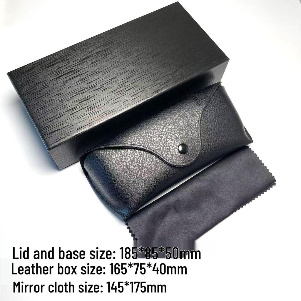 In-Stock High-End Sunglasses and Eyeglass Storage Set: Anti-Pressure Portable Case