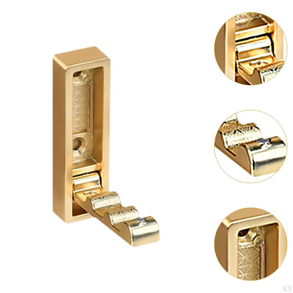 Compact Wall Hook for Organizing Scarves and Bags
