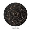 Wood Pendulum Board Dowsing Divination Moon Phase Star Witchcraft Altar Supplies Board Meditation Tray Decor