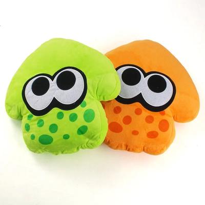 33cm Orange Grün Splatoon Inkling Anime Kawaii Tier Kissen Plüschtier Plüschtier Weich Gefüllt Cartoon Spielzeug Puppen Kinder Geschenk