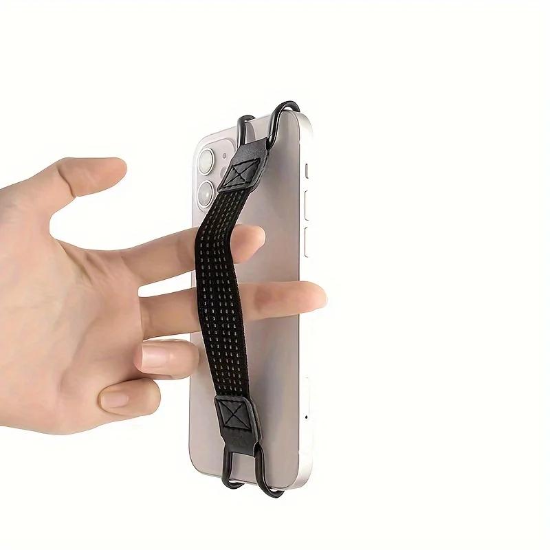 Universal Mobile Phone Tablet Hand-Strap One-Hand Anti-Fall Device Fixed Belt Non-slip High-elastic for IPad/Xiaomi/Samsung