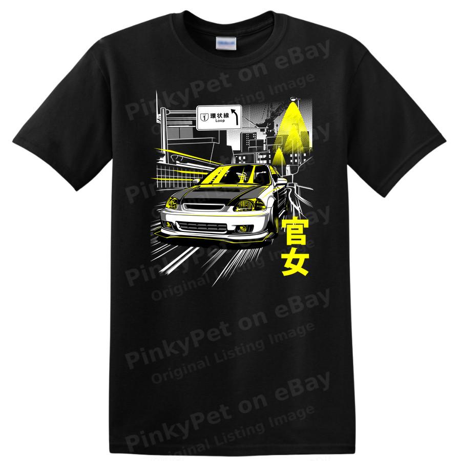 Car Graphic T Shirt Cool Design Street Style Automotive Art Graphic Tee