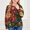 Christmas Day Sweatshirts For Children Boys And Girls Knit Sweater Cute Shirt Fall Crewneck Pullover Tops