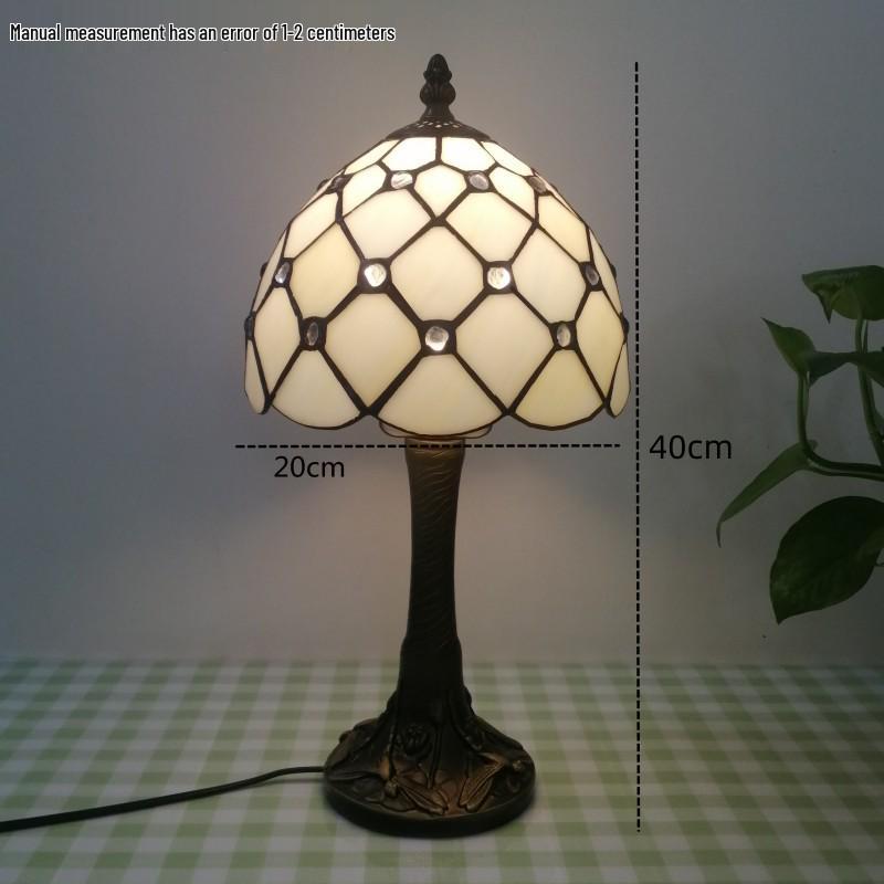 Tiffany Style Desk Lamp for Bedroom, Living Room, or Children's Room Night Light