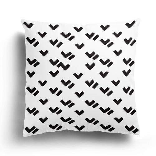 Decorazione Soggiorno Casa Moderna Federa Cuscino Coprisoffa 45*45Cm Copricuscino 60X60Cm Nordico 50X50 Autunno Bianco Nero Semplice