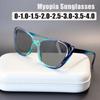 Women'S Men'S Retro Sunshade Uv Myopia Glasses Fashion Cat-Eye Small-Frame Brand Designer Shades Eyewear Diopter 0 To -4.0
